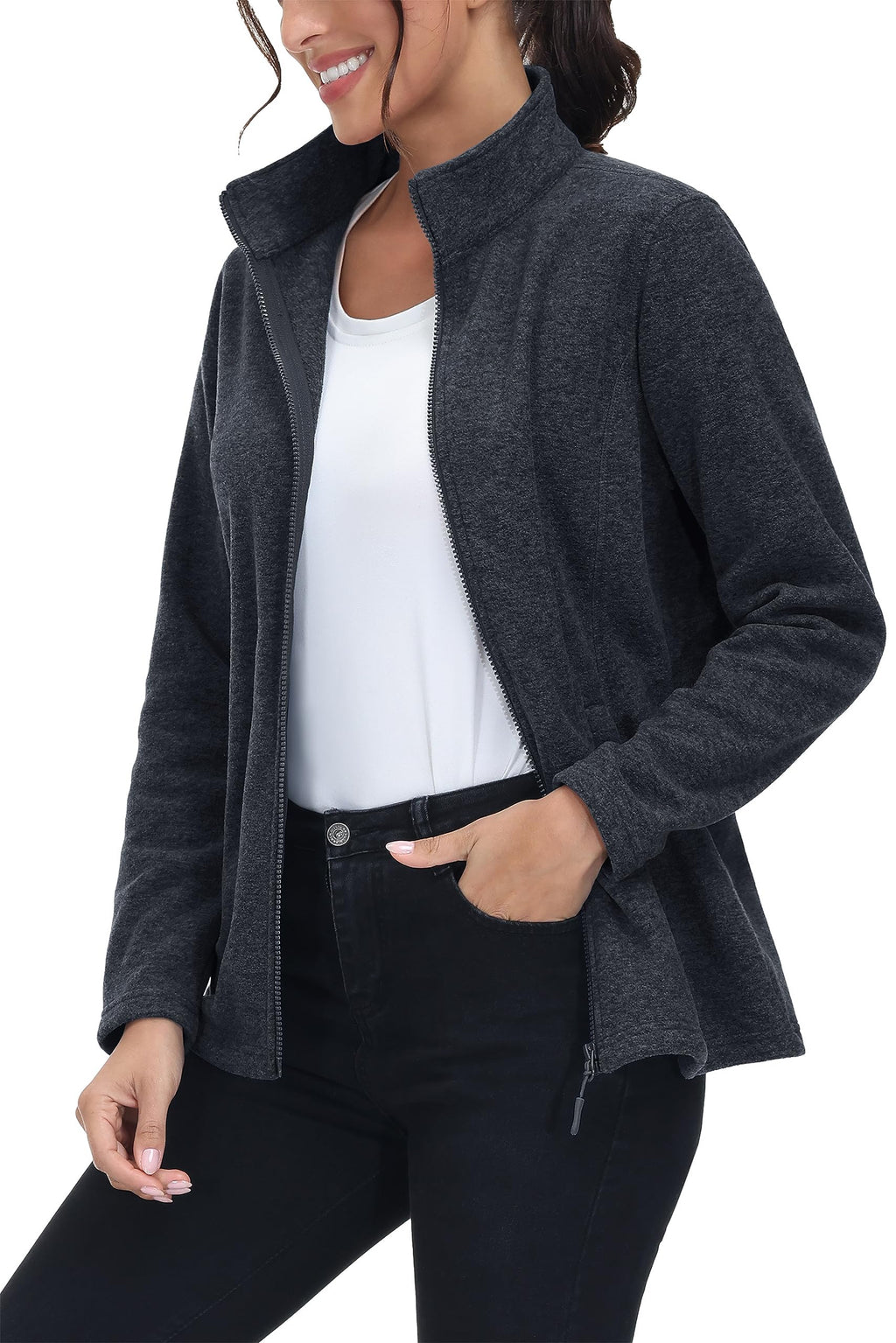 Women’s Lightweight Fleece Zip Jacket