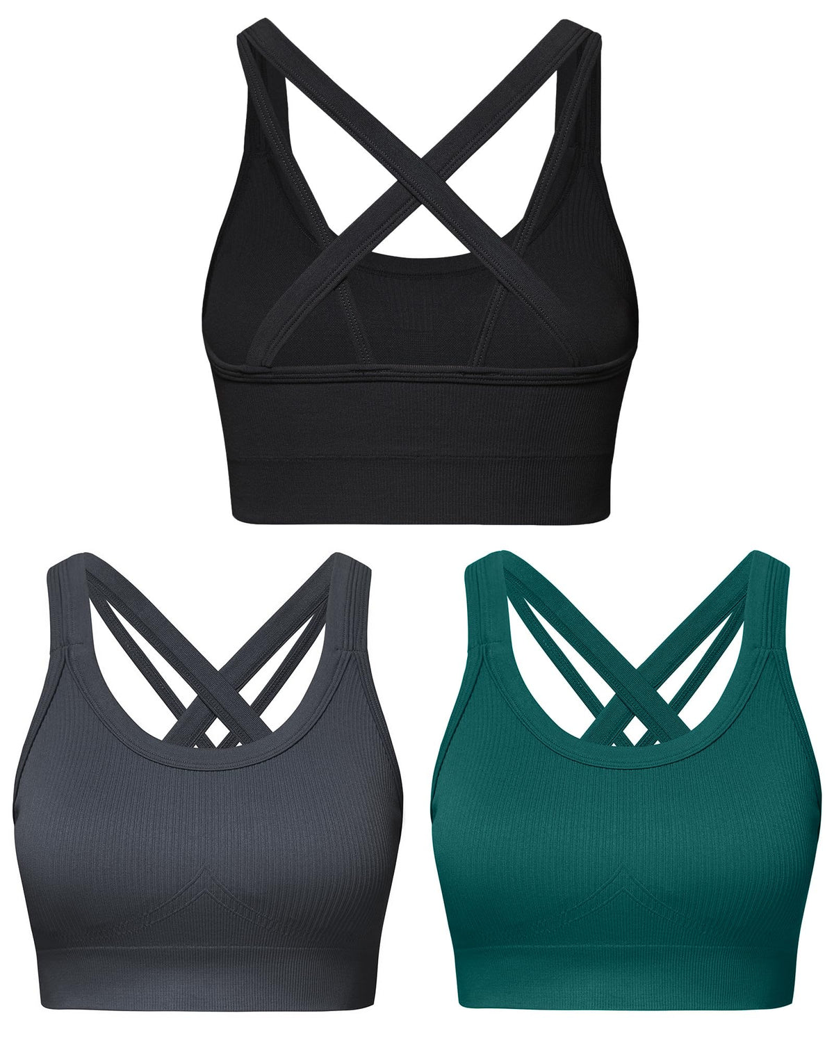 Women's High-Support Criss-Cross Sports Bra