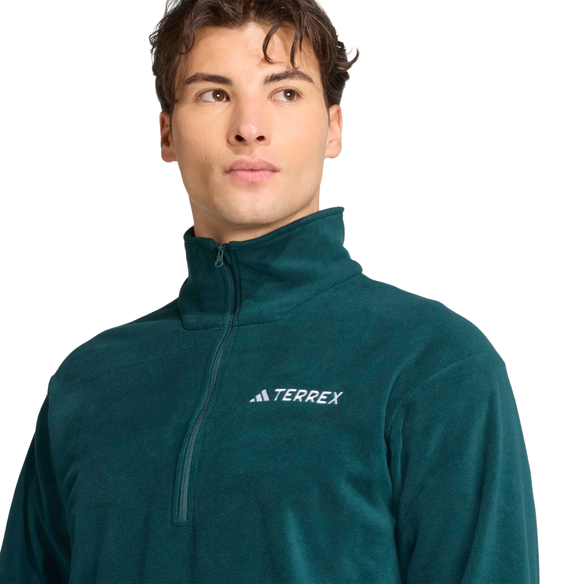 adidas Men's Terrex Multi Essentials Half-zip Fleece Hiking Jacket