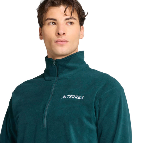 adidas Men's Terrex Multi Essentials Half-zip Fleece Hiking Jacket