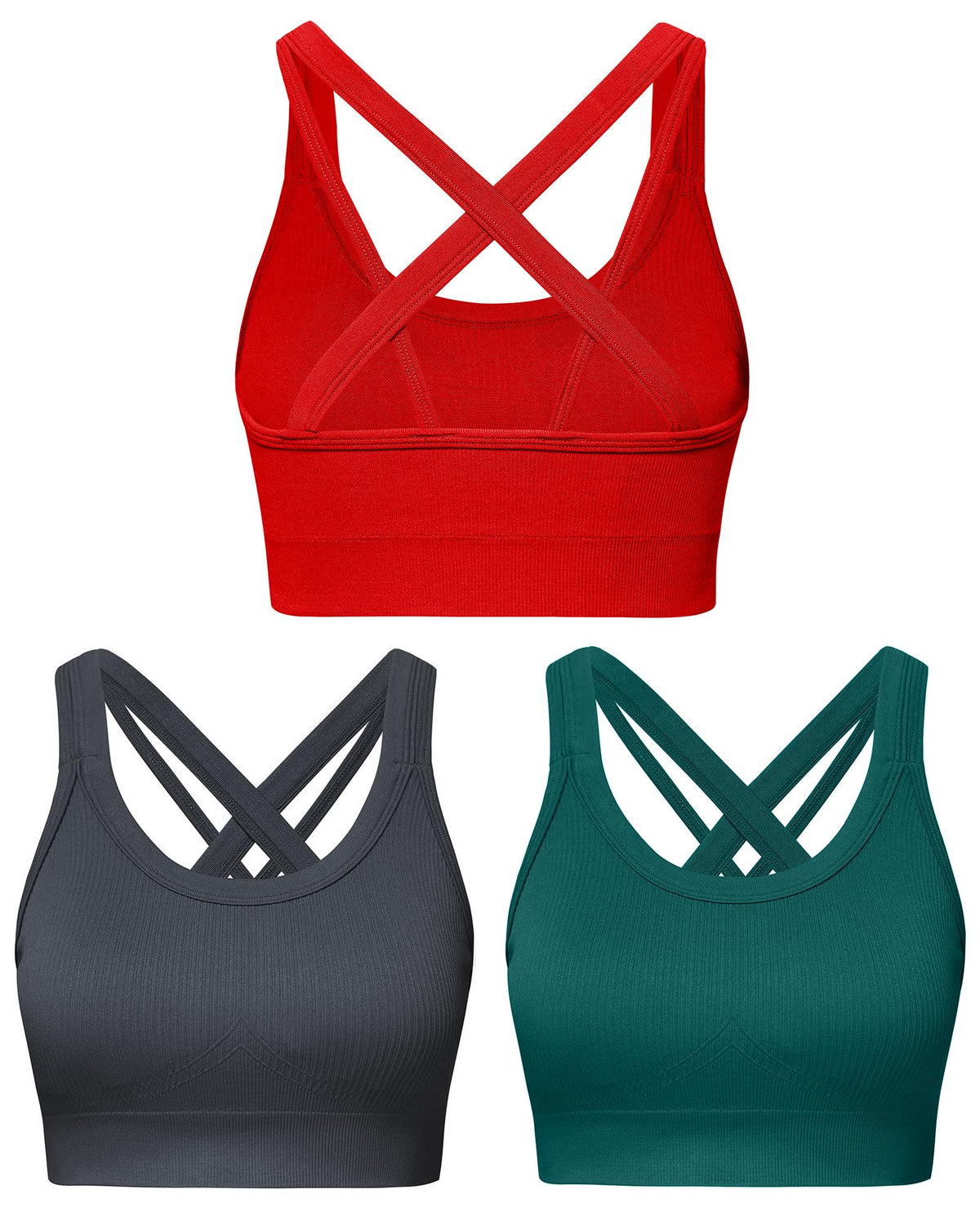 Women's High-Support Criss-Cross Sports Bra