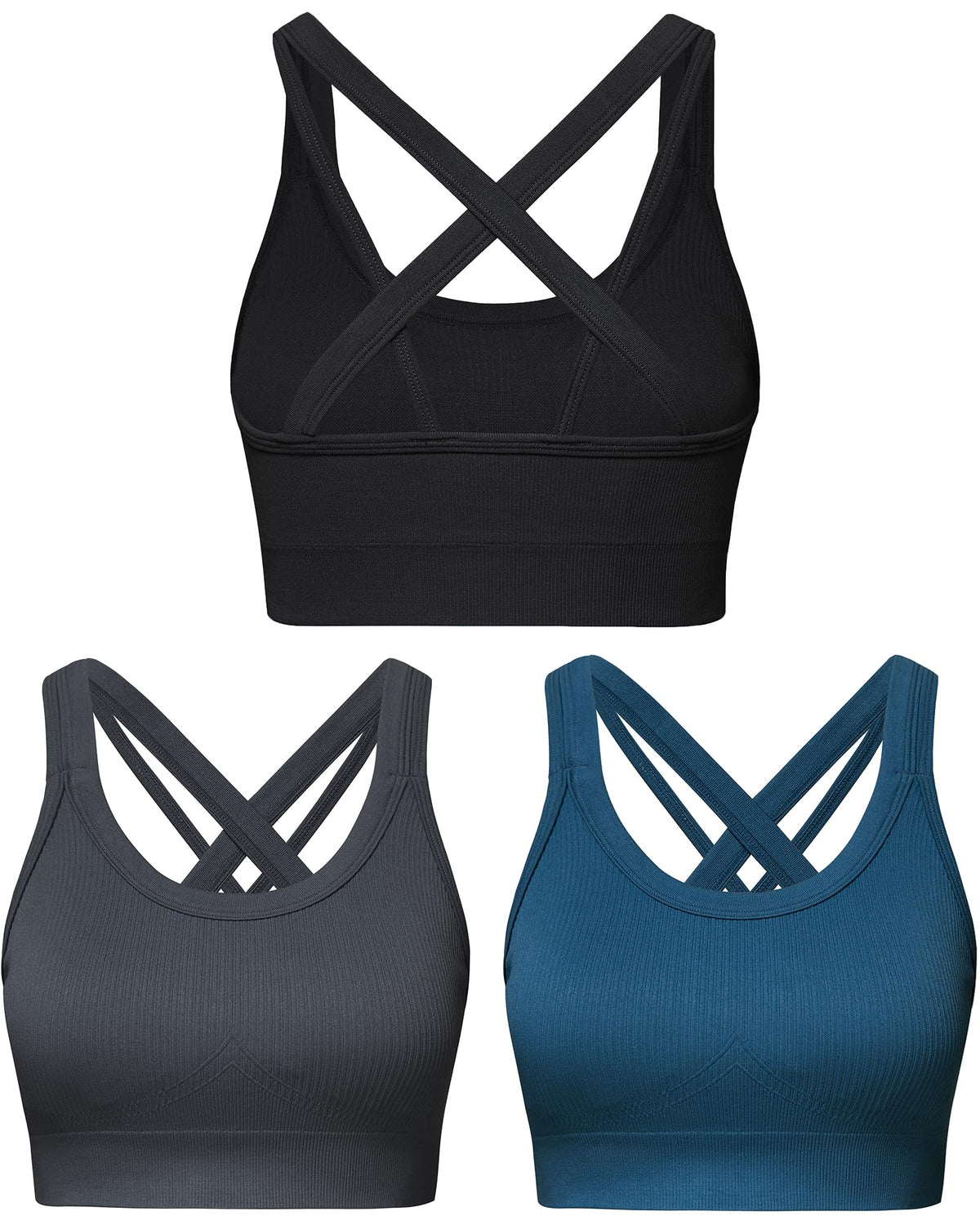 Women's High-Support Criss-Cross Sports Bra