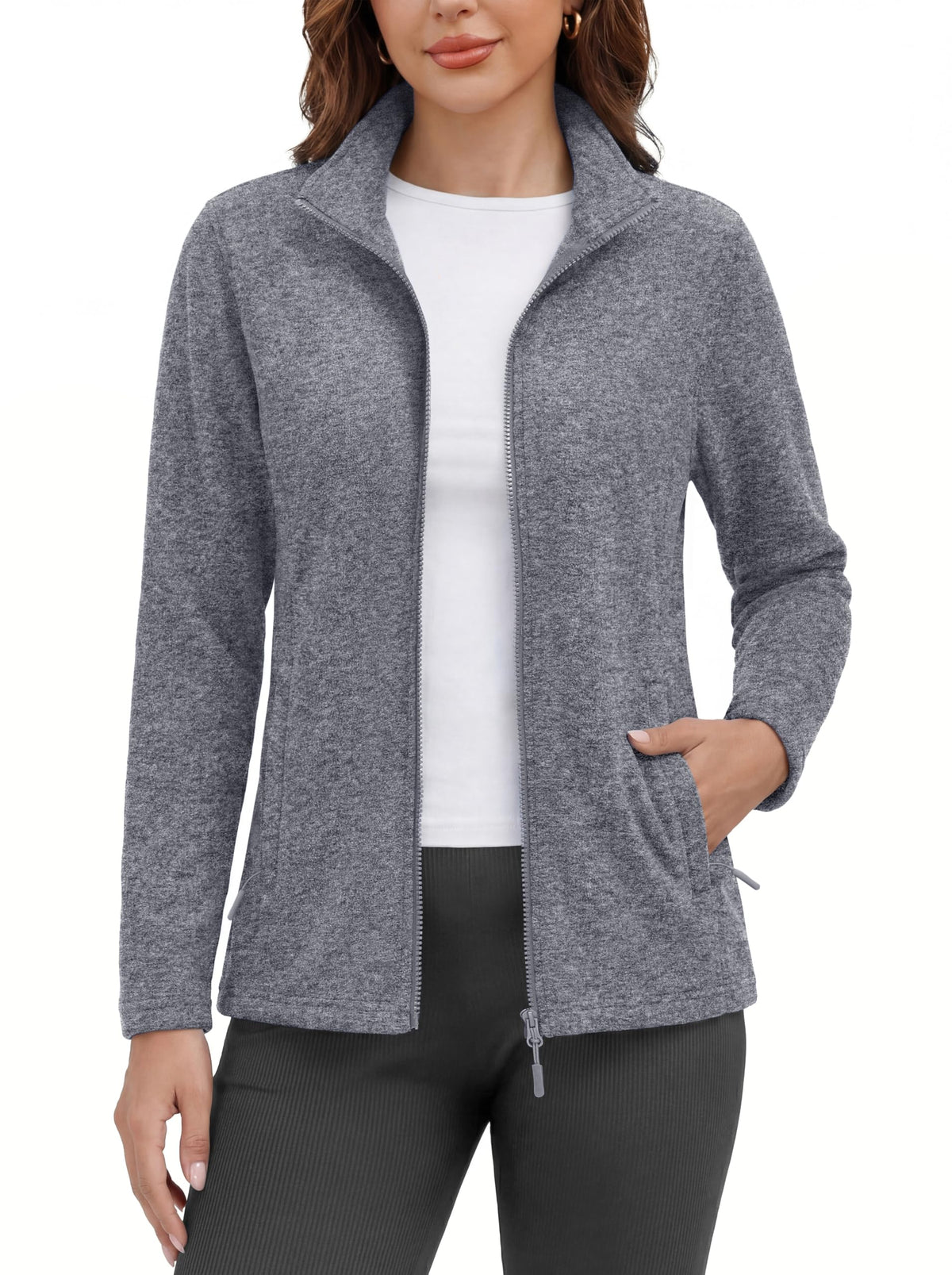 Women’s Lightweight Fleece Zip Jacket