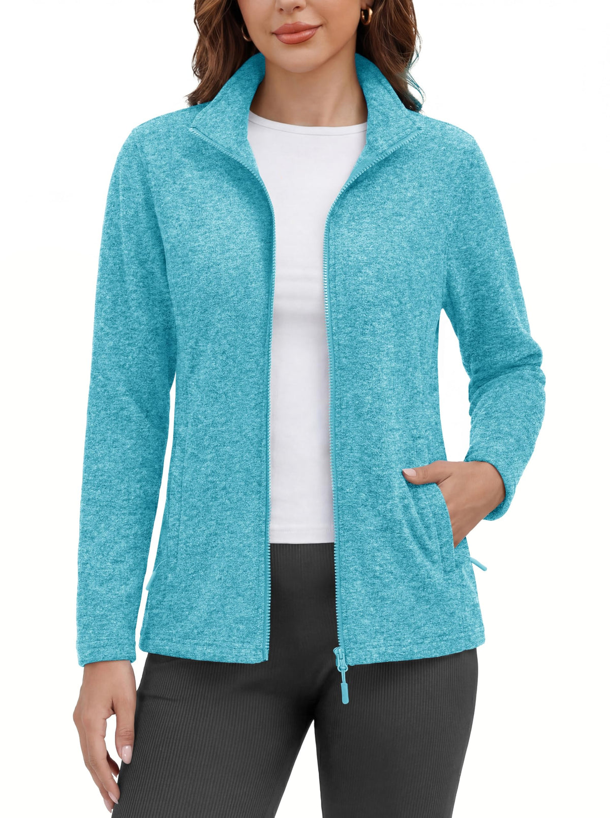 Women’s Lightweight Fleece Zip Jacket