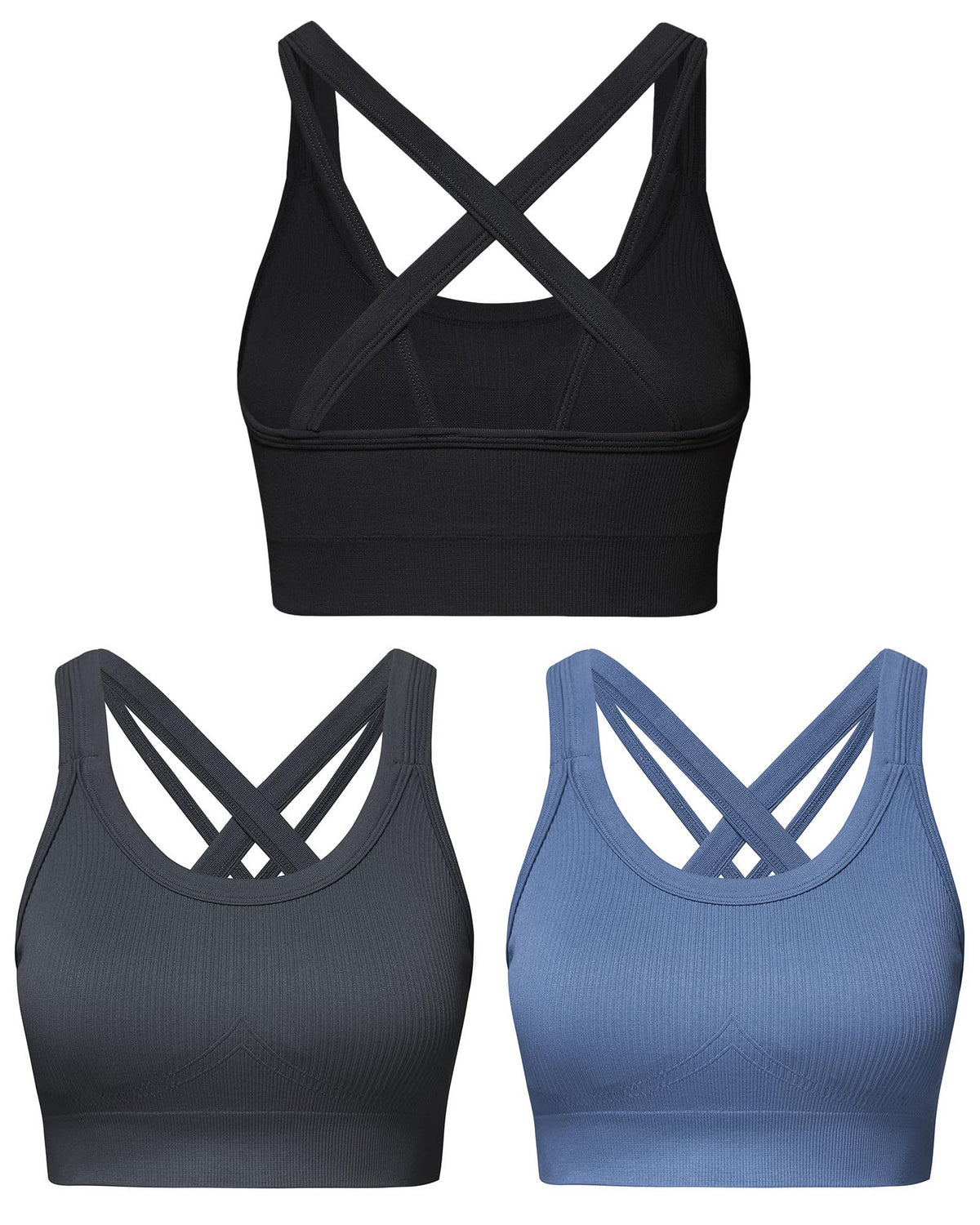 Women's High-Support Criss-Cross Sports Bra