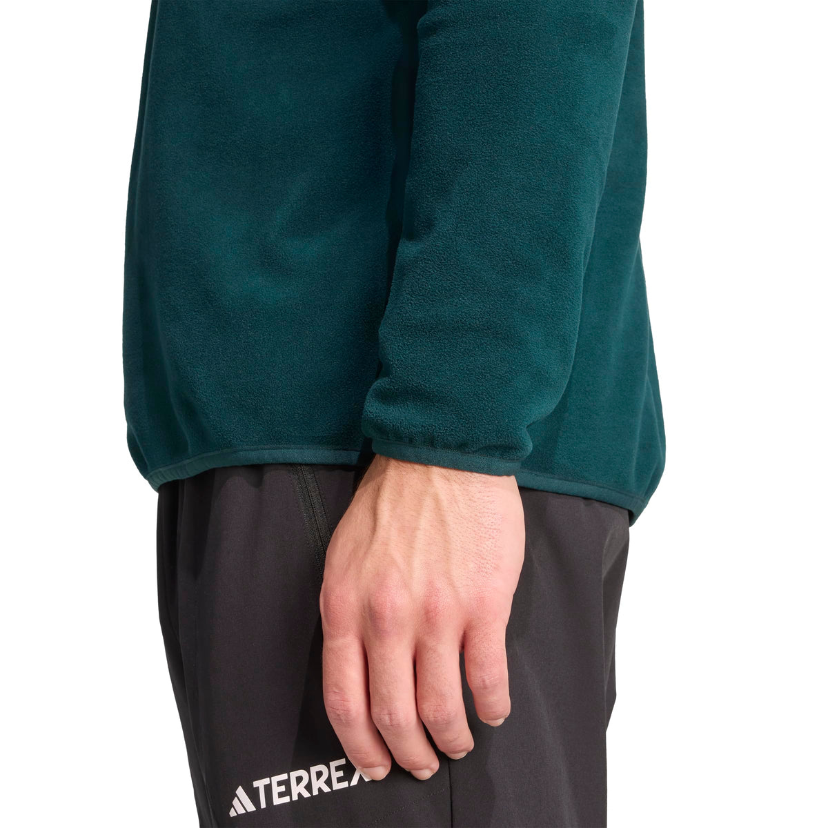 adidas Men's Terrex Multi Essentials Half-zip Fleece Hiking Jacket