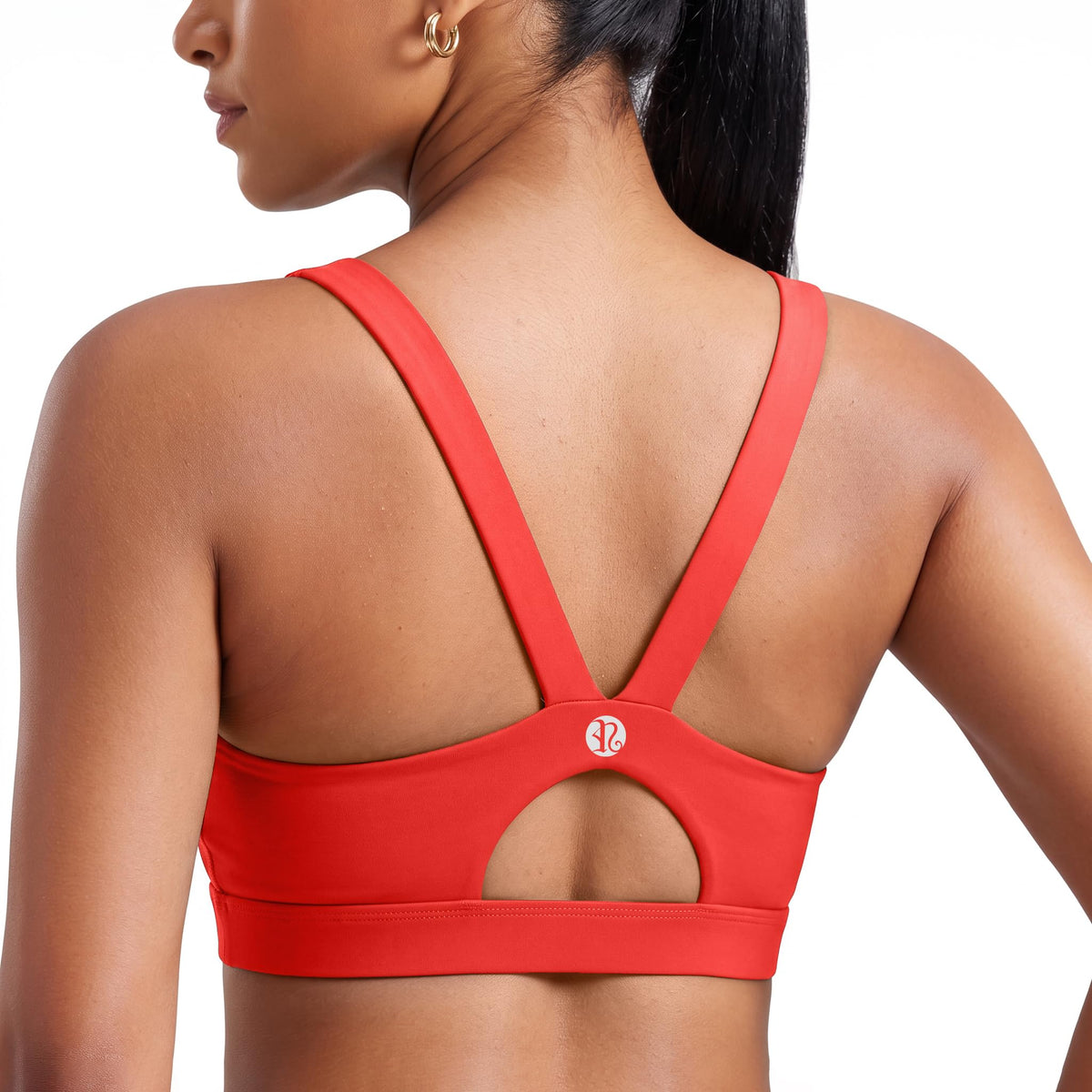 RUNNING GIRL Cloud-Soft V Back High Impact Sports Bras for Women