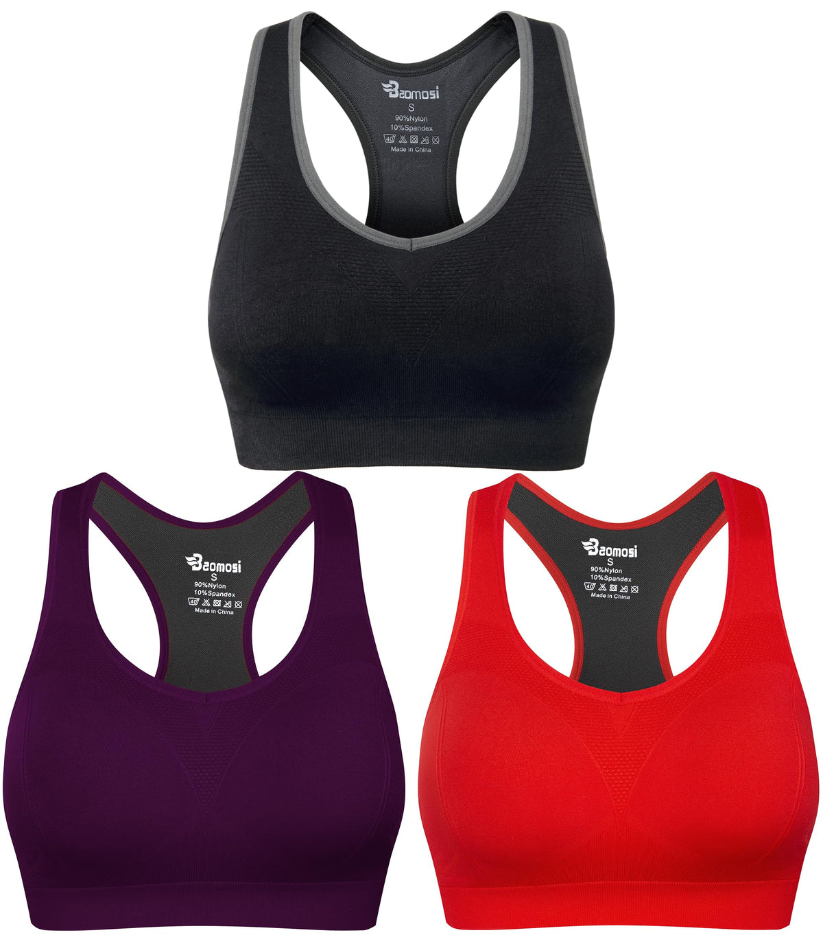 Women's High-Support Racerback Sports Bra