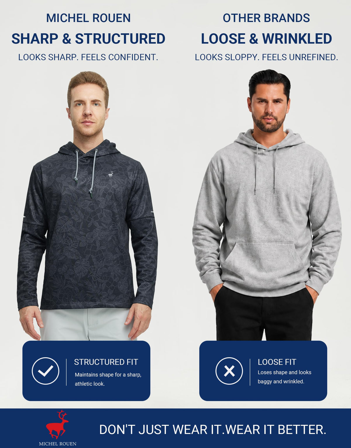 Men’s Dry-Fit Fleece Golf Hoodie