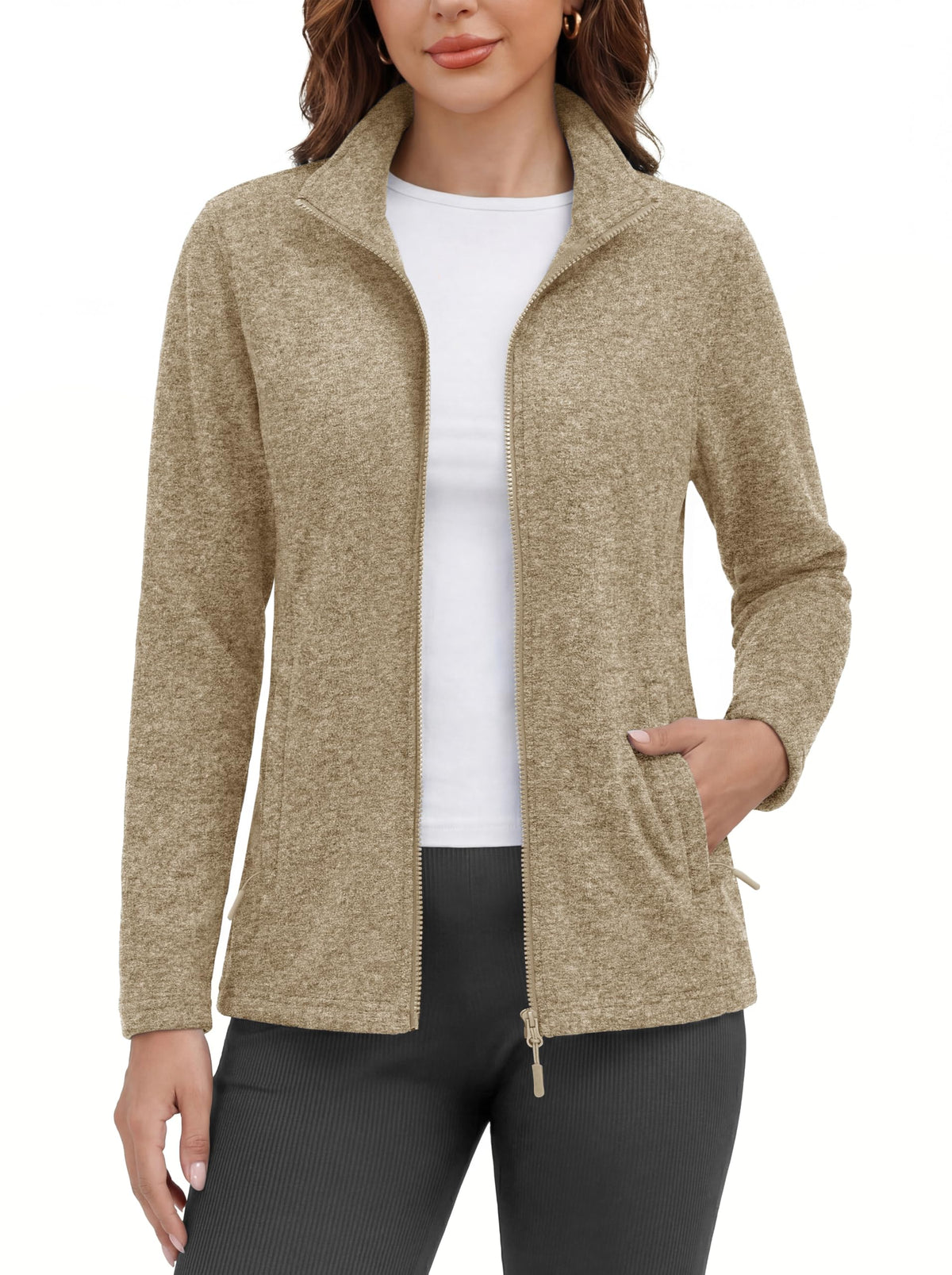 Women’s Lightweight Fleece Zip Jacket