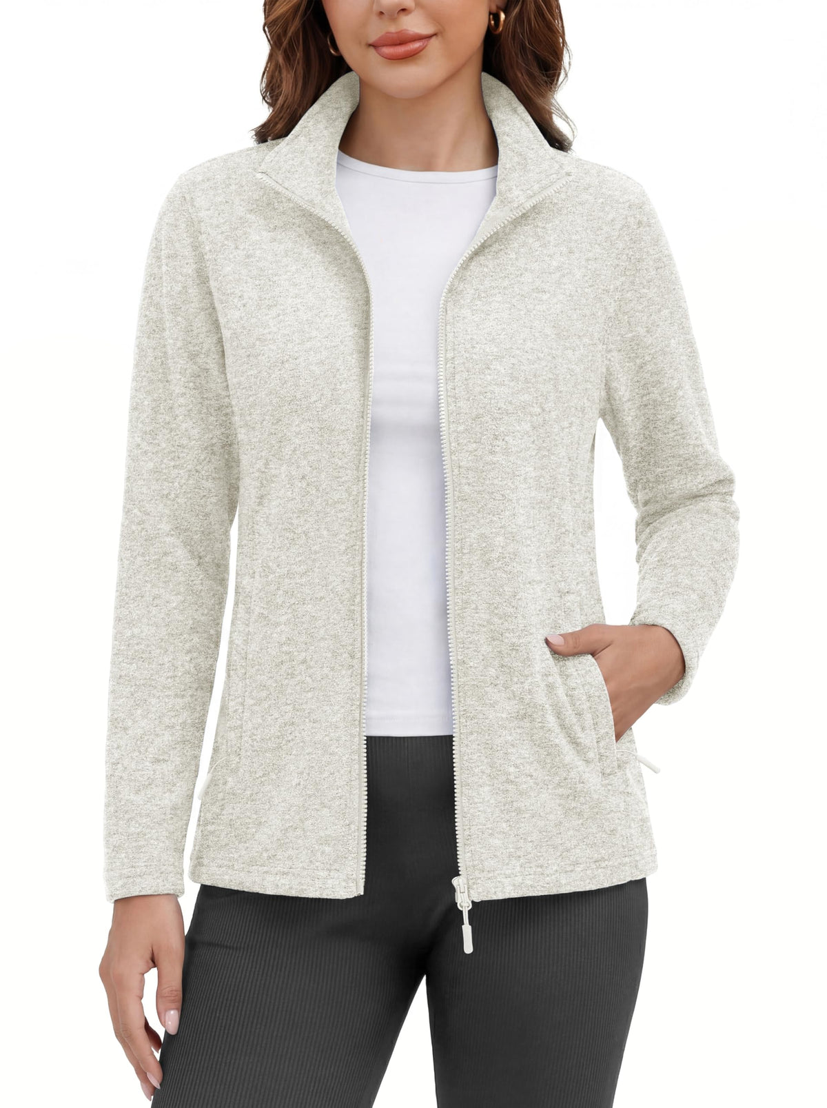 Women’s Lightweight Fleece Zip Jacket