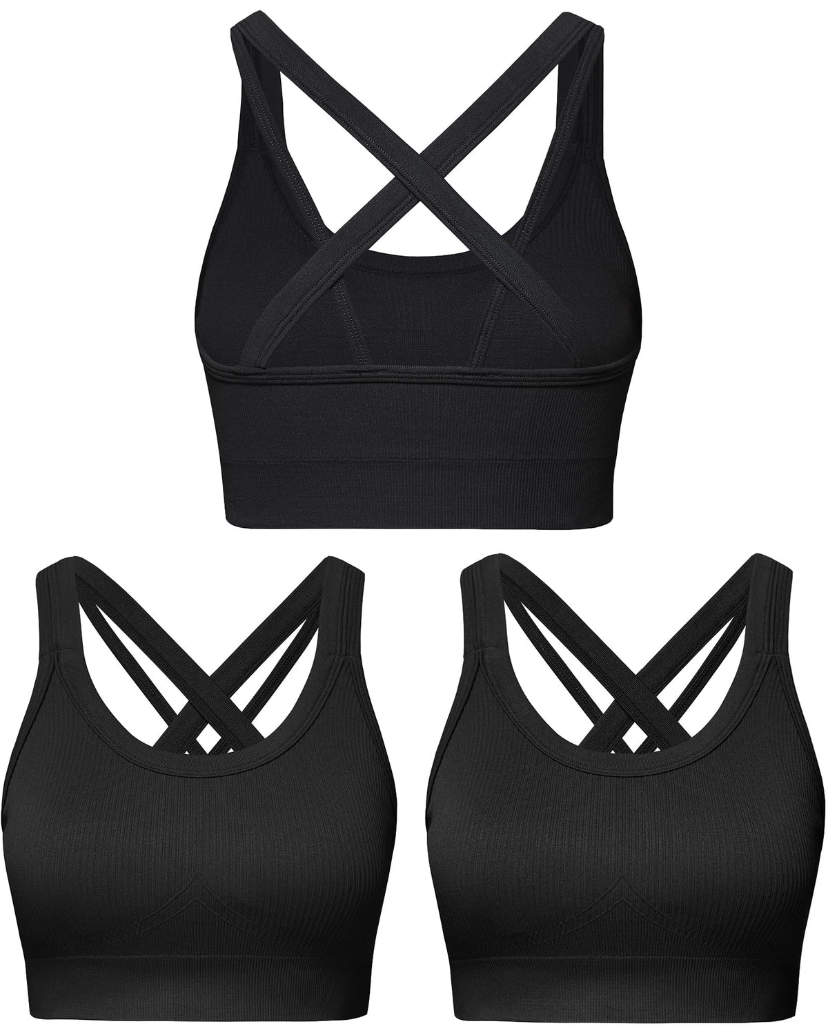 Women's High-Support Criss-Cross Sports Bra