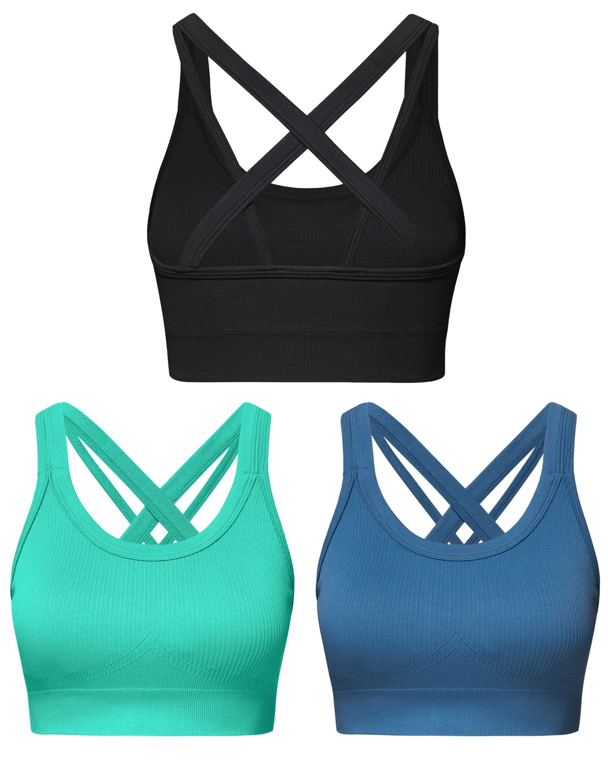 Women's High-Support Criss-Cross Sports Bra