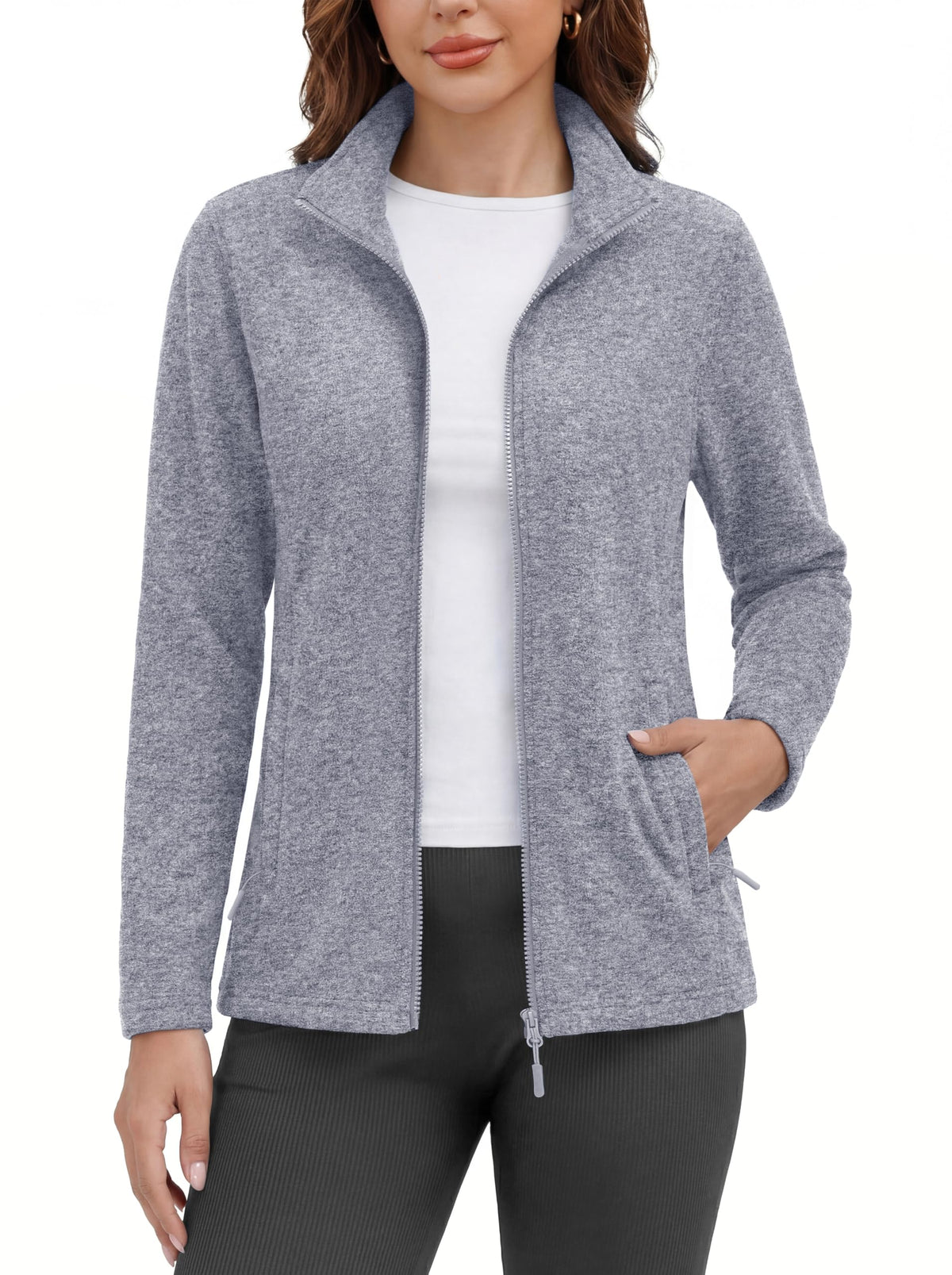 Women’s Lightweight Fleece Zip Jacket