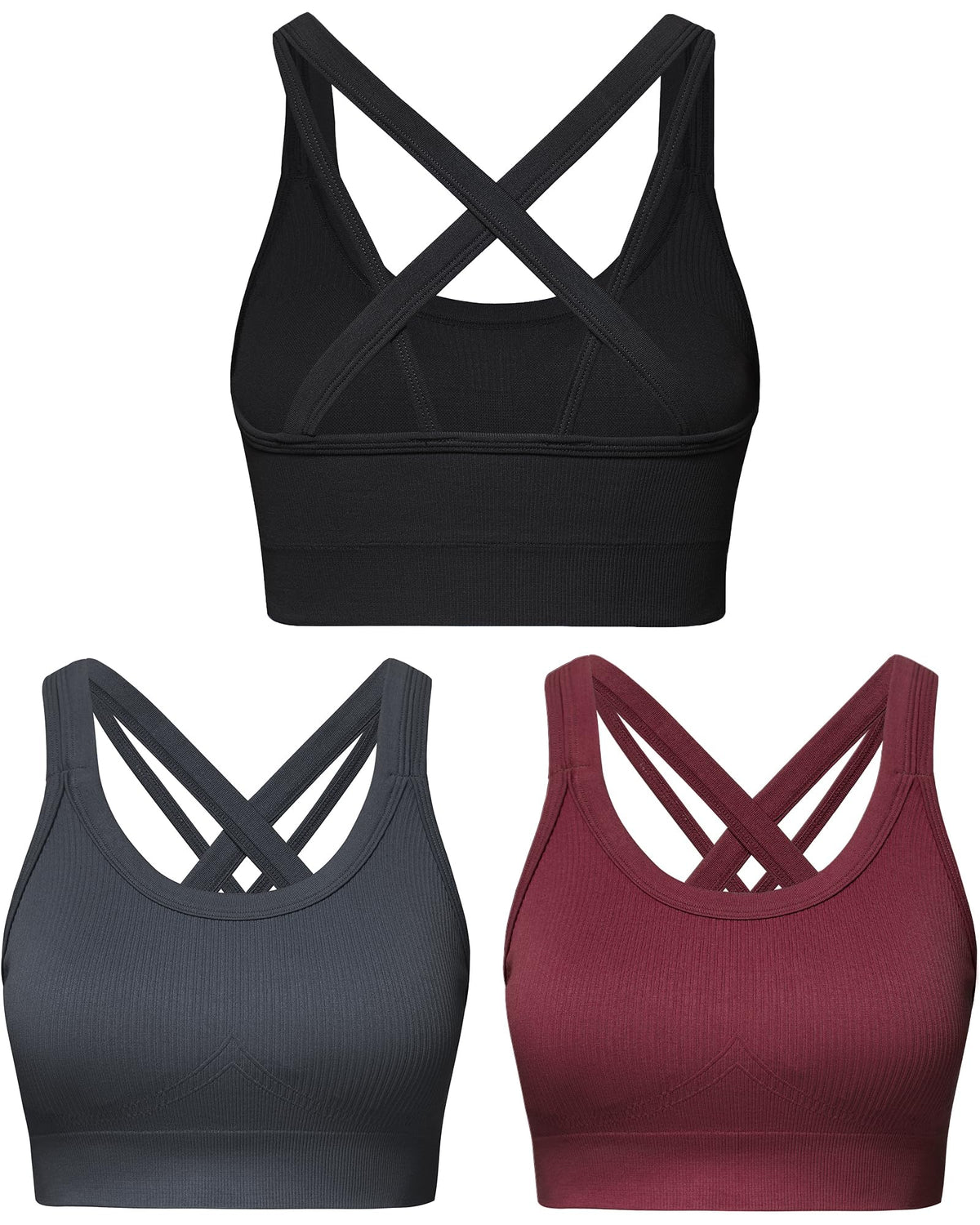Women's High-Support Criss-Cross Sports Bra