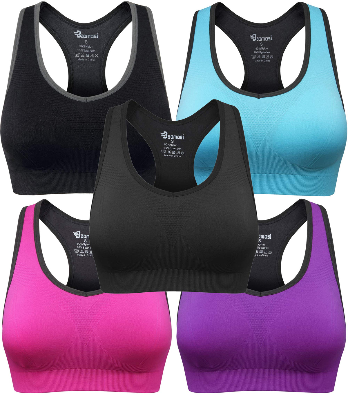 Women's High-Support Racerback Sports Bra