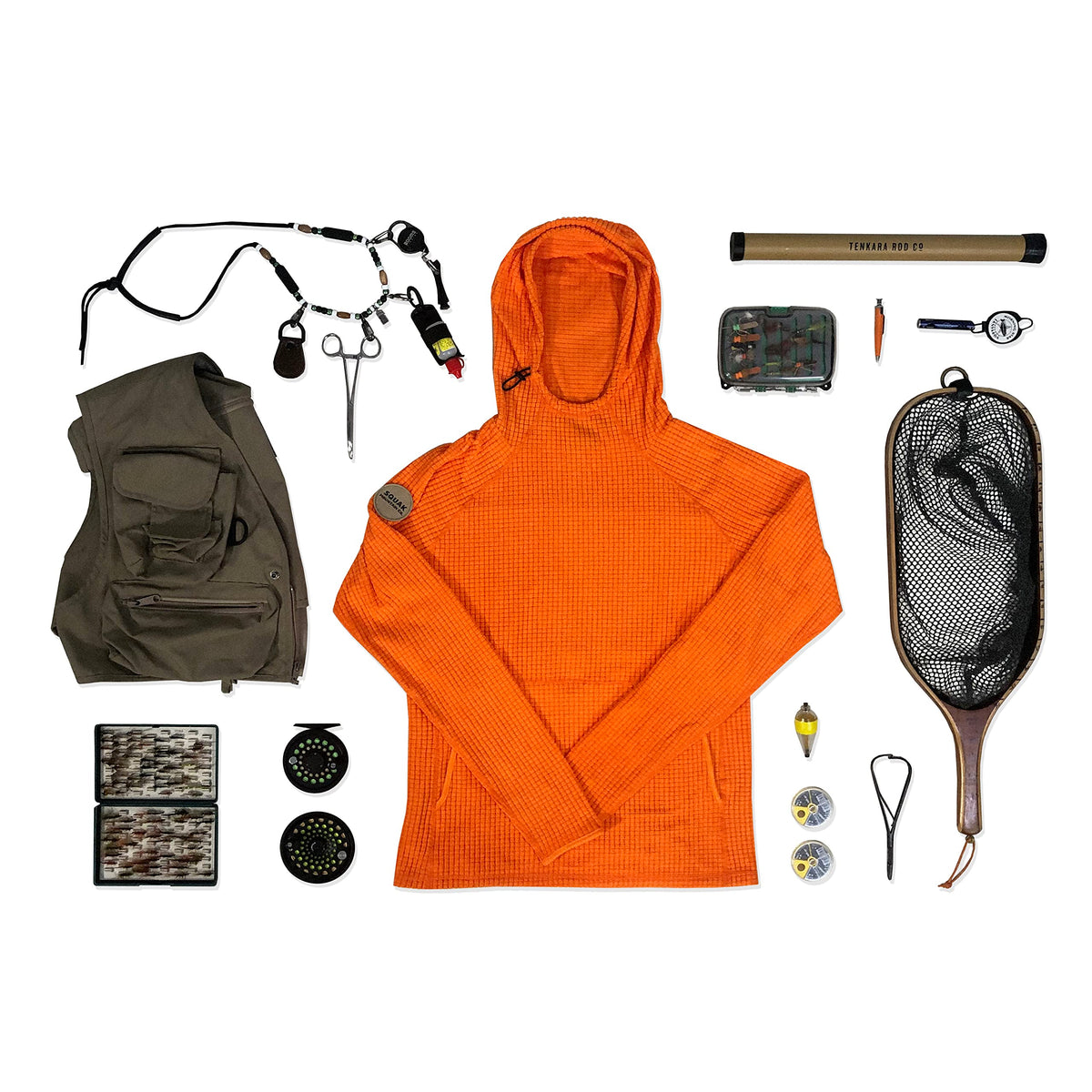 Men’s Lightweight Microgrid Fleece Hoodie